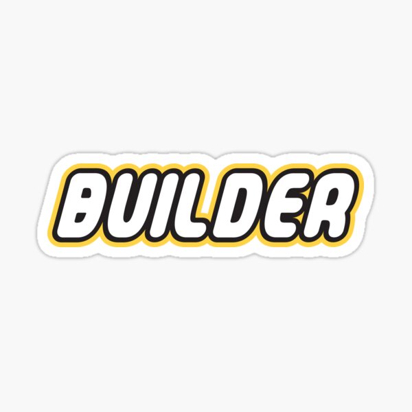 Brick Builder Sticker
