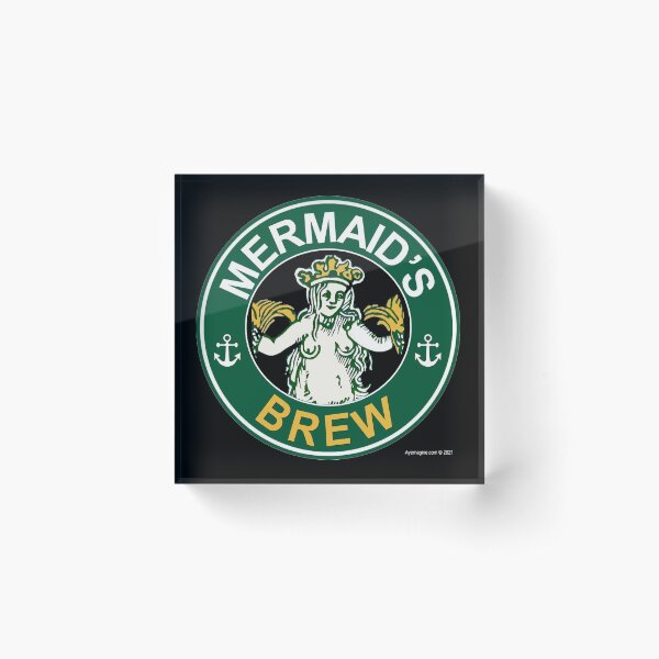 Mermaid's Brew Acrylic Block