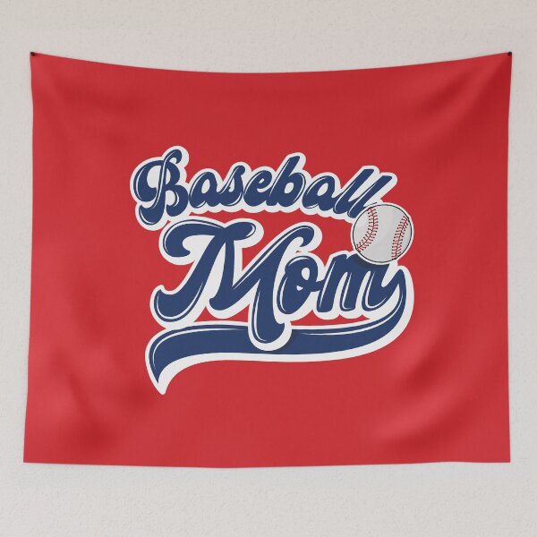 Item preview, Baseball Mom Blue and Red designed and sold by Hixon House.
