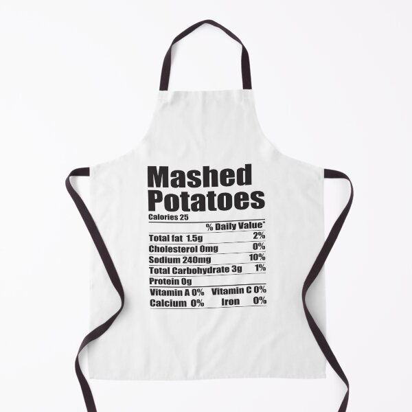 Item preview, Mashed Potatoes Nutrition Facts Thanksgiving Christmas, Mashed Potatoes Nutrition, Mashed Potatoes lover designed and sold by T-DESIGNEDZ.