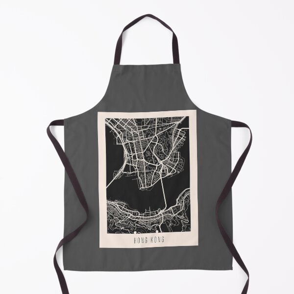 Item preview, Hong Kong Downtown Street Map Dark Graphic Design designed and sold by Teecha.