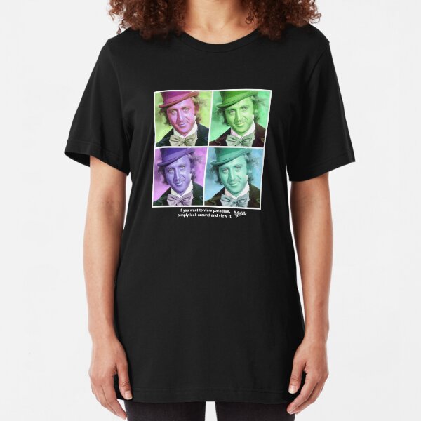 Willy Wonka Warhol Slim Fit T-Shirt