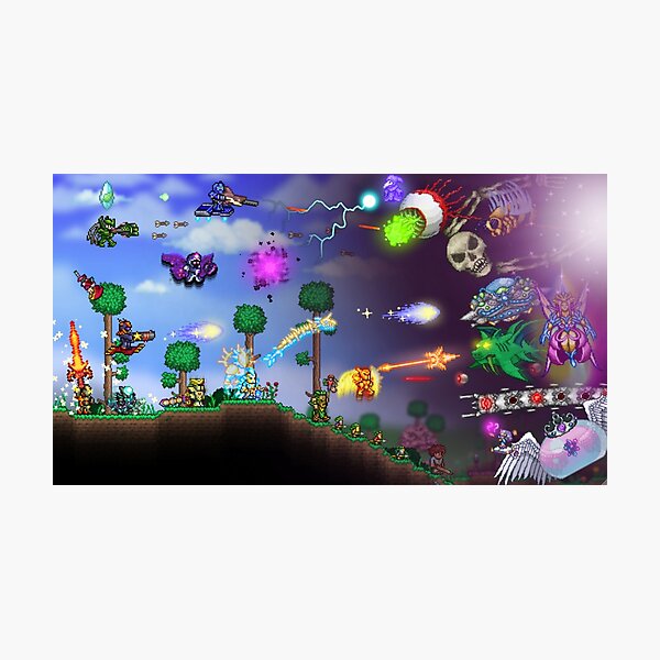 Terraria Game - Eye Boss Photographic Print for Sale by Gnextdoor22