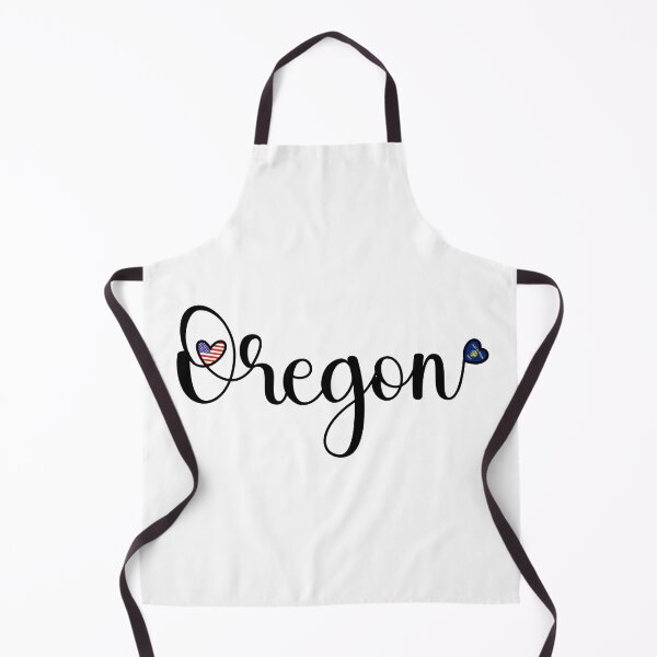 Item preview, I Love Oregon - Oregon Script With Heart Shaped Flags designed and sold by molamode.