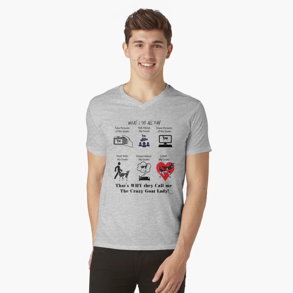 Item preview, V-Neck T-Shirt designed and sold by IconicTee.