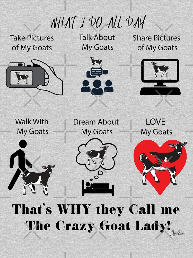 Thumbnail 7 of 7, Classic T-Shirt, Things I Do with My Goats designed and sold by IconicTee.