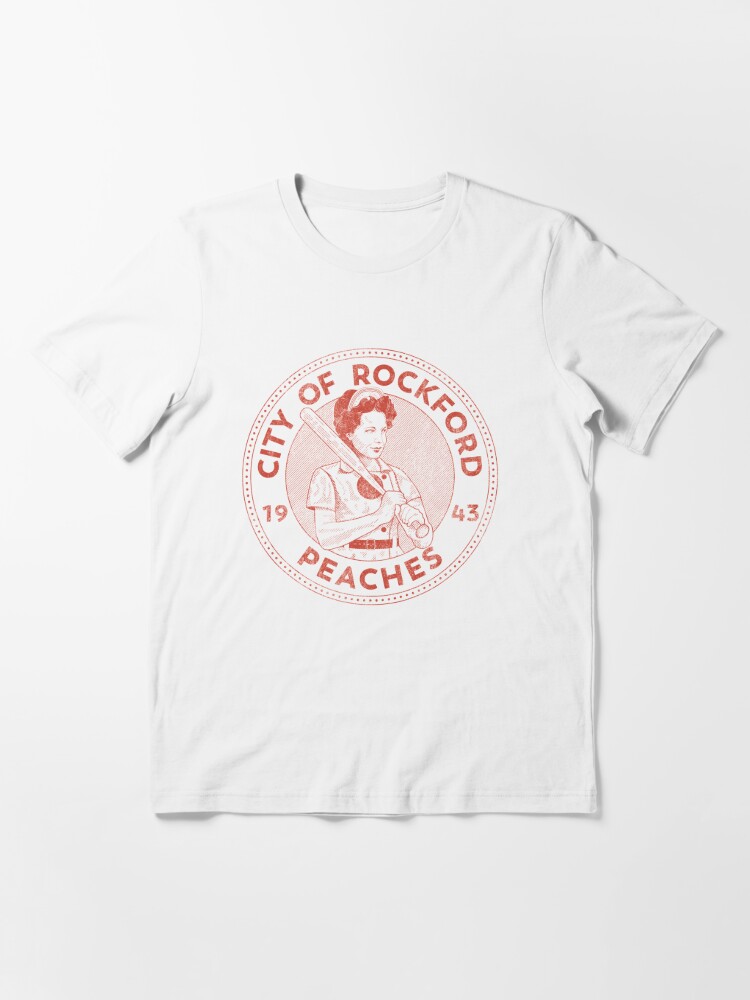 on Demand Rockford Peaches Unisex Retro T-Shirt Gray / 2XL