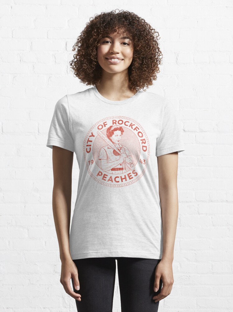 on Demand Rockford Peaches Unisex Retro T-Shirt Gray / 2XL