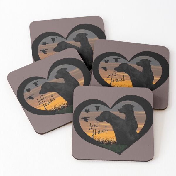 Item preview, Love 2 Hunt Duck Hunting Design for Lab lovers and Duck Hunters designed and sold by LifeCrush.