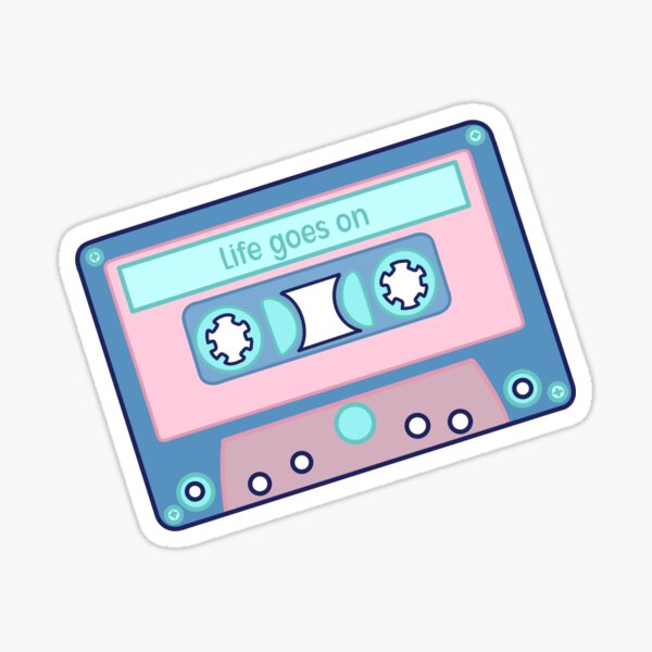 Artikel-Vorschau von BTS - DAS LEBEN GEHT AUF RETRO-KASSETTE KAWAII CUTE, designt und verkauft von MomosDrawing.