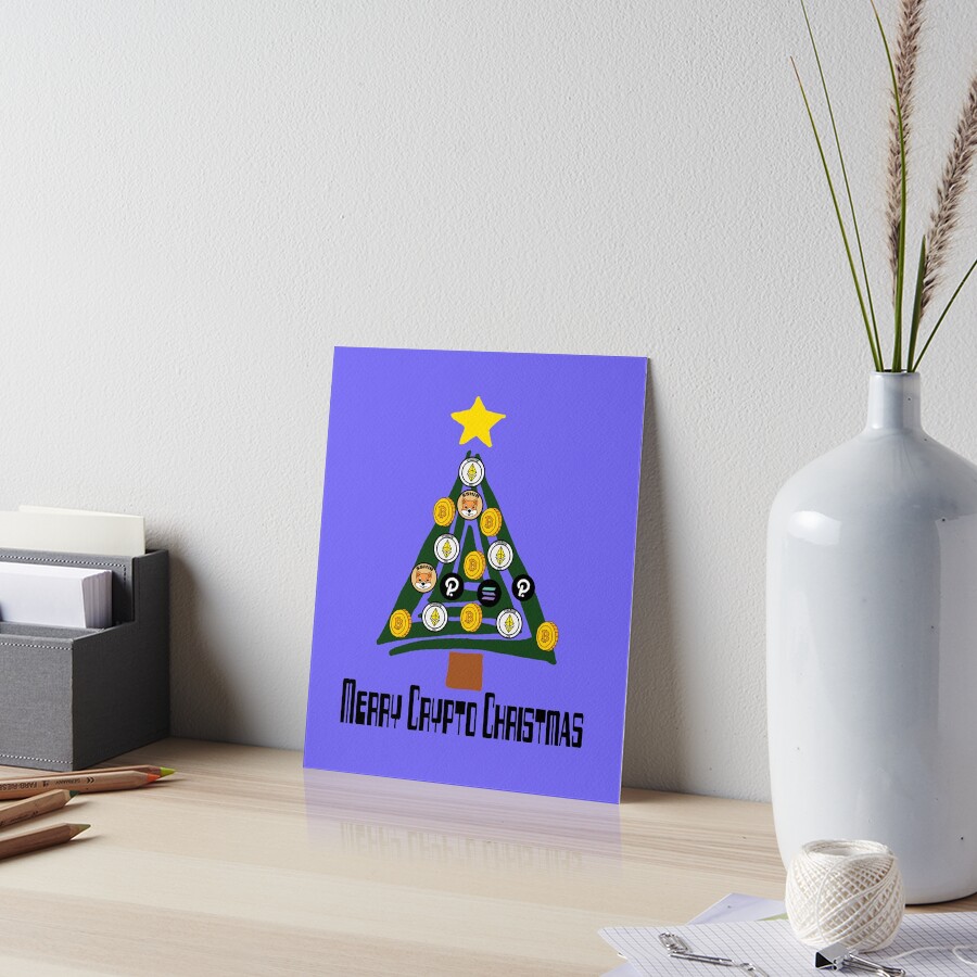 Funny Merry Crypto Christmas Tree