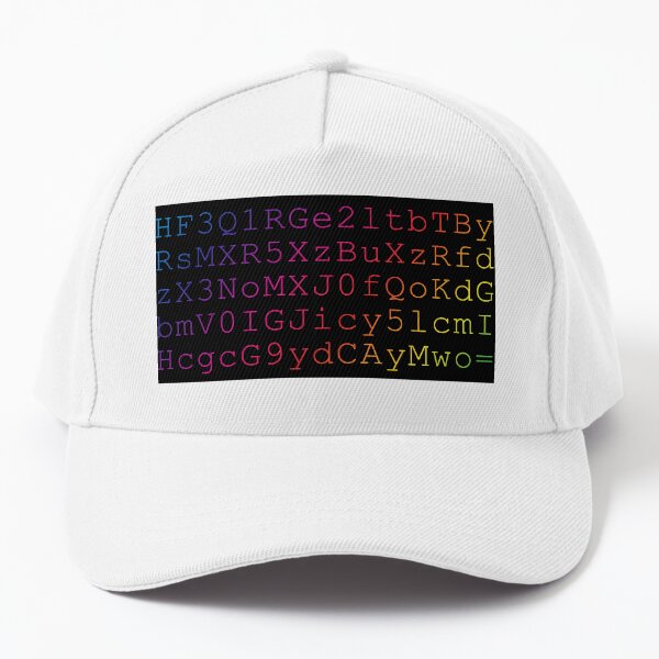 A hidden message? Baseball Cap