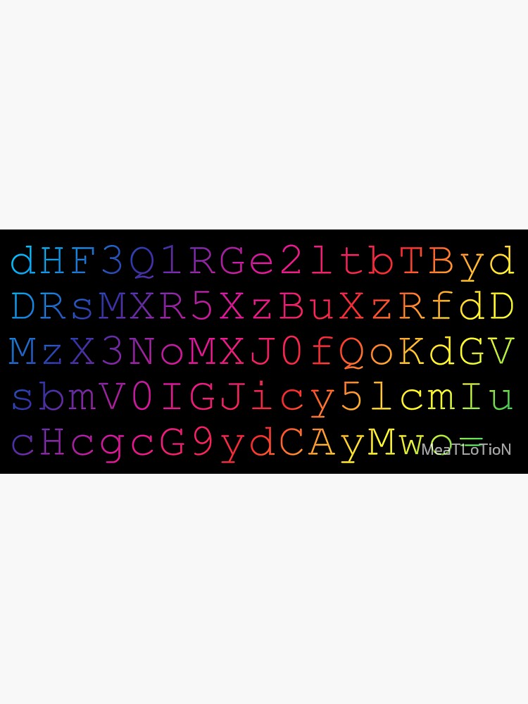 A hidden message? by MeaTLoTioN
