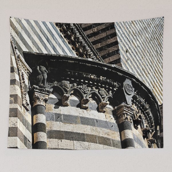 Item preview, Orvieto Cathedral Lateral Facade Gothic Architecture 3 designed and sold by Anna Lemos.