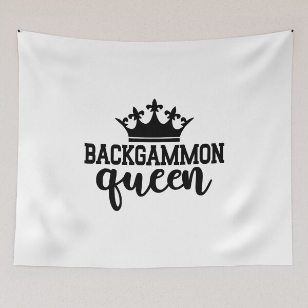 Item preview, Backgammon Queen, Board Games designed and sold by lfinkbeiner12.