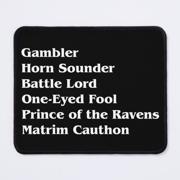 Item preview, Some of Mat's titles. designed and sold by ContinentalZero.