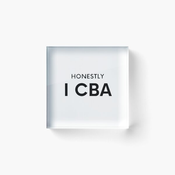 Item preview, Honestly I CBA designed and sold by Creatoe.