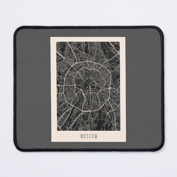 Item preview, Moscow City Street Map Dark designed and sold by Teecha.