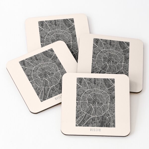 Item preview, Moscow City Street Map Dark designed and sold by Teecha.