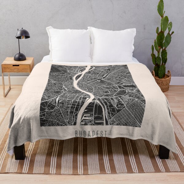 Item preview, Budapest City Street Map Dark designed and sold by Teecha.