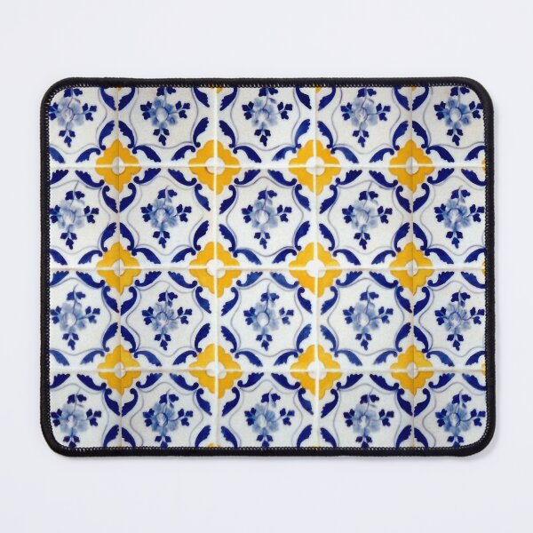 Item preview, Portuguese Blue and yellow tiles designed and sold by Madalena Lobao-Tello.