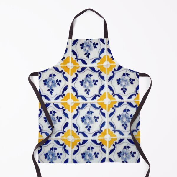 Item preview, Portuguese Blue and yellow tiles designed and sold by Madalena Lobao-Tello.