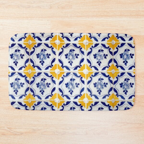 Item preview, Portuguese Blue and yellows tiles  designed and sold by Madalena Lobao-Tello.