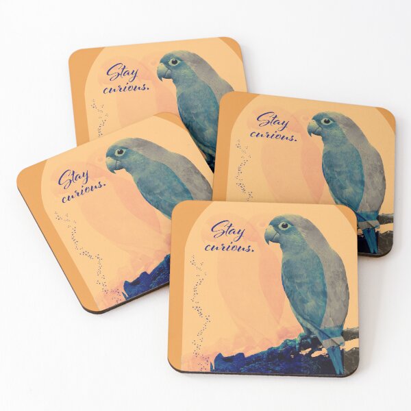 Item preview, Parakeet Curiosity designed and sold by Lumimango.