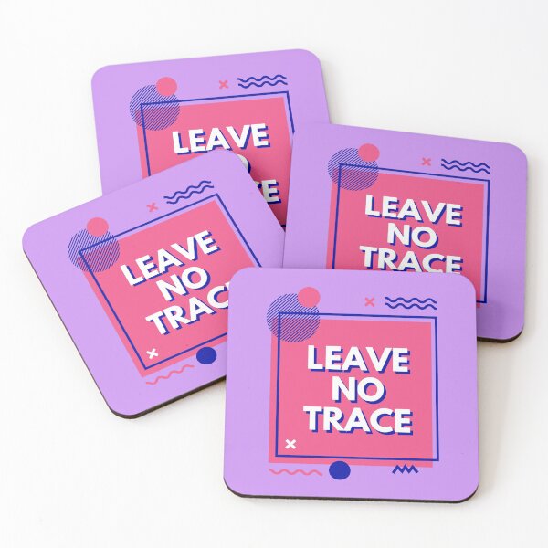 Item preview, Leave no trace (Vaporwave) designed and sold by Bushtrippers.