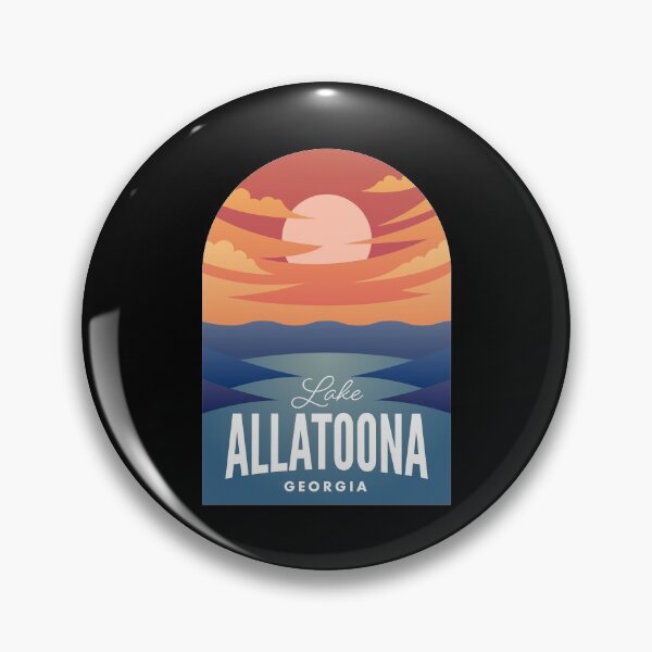 Item preview, Lake Allatoona GA Retro Sunset designed and sold by HalpinDesign.