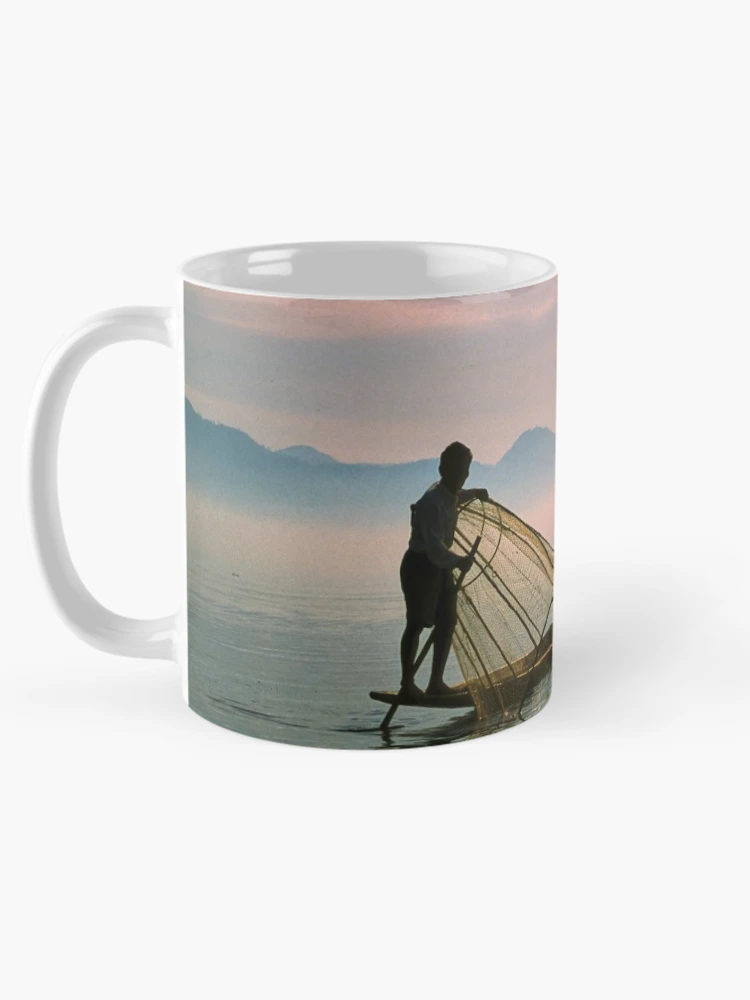 Thumbnail 5 of 6, Coffee Mug, Lake Inle Leg Rower designed and sold by Graham Prentice.