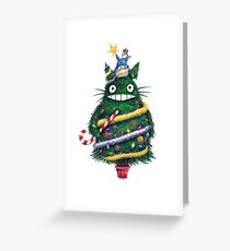 Totoro Christmas Greeting Card