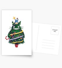 Totoro Christmas Postcards