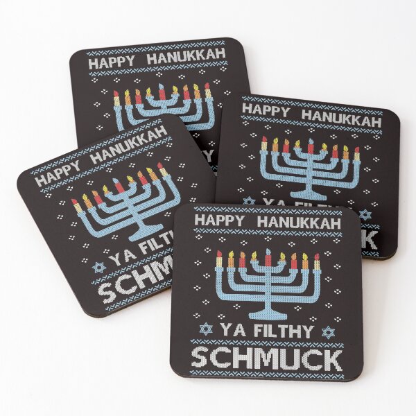 Item preview, Happy Hanukkah Ya Filthy Schmuck designed and sold by Gifty Rifty.