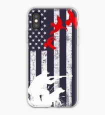Duck hunting flag iPhone Case