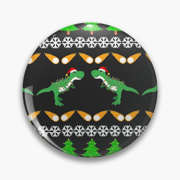 Item preview, T-Rex Ugly Christmas Sweater Black designed and sold by racharanha.