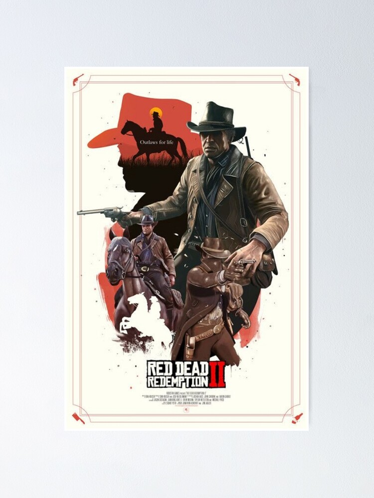 Camiseta Camisa Red Dead Redemption 2 Jogo Arthur Morgan 01 em