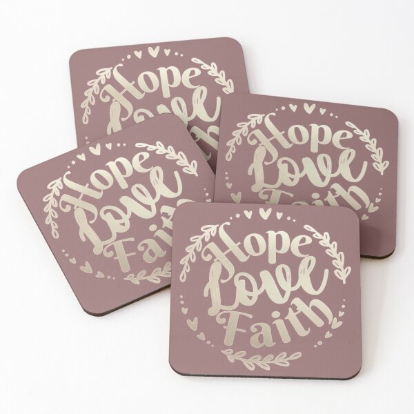 Item preview, Hope, Love, Faith. Christian art. designed and sold by ConArte.