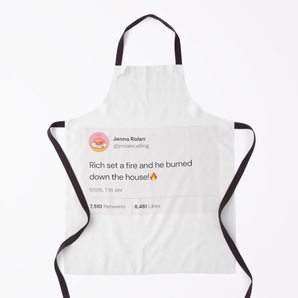 Item preview, Rich Set a Fire Tweet designed and sold by BabyCupcakes.