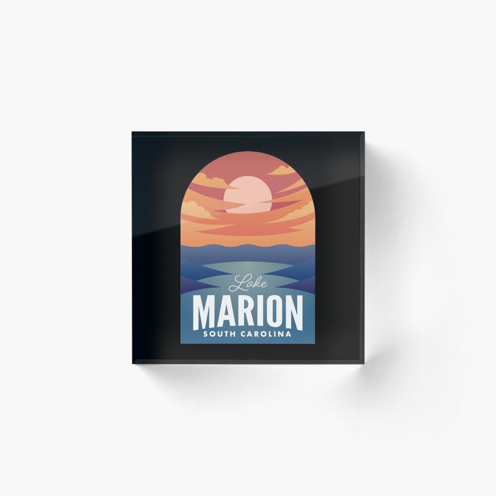 Vista previa del artículo con la obra «Bloque acrílico», diseñado y vendido por HalpinDesign.