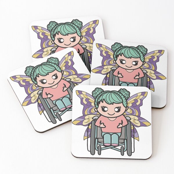 Item preview, Flora with Wheelchair Wings designed and sold by walkingonwheels.