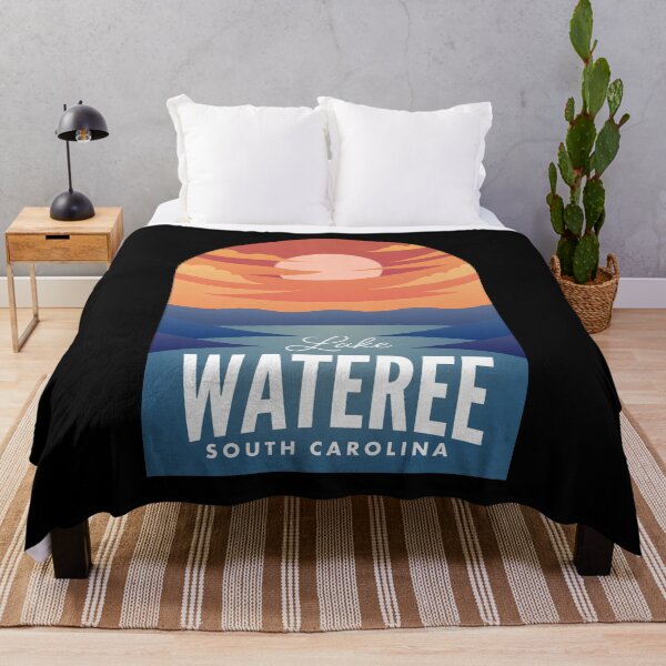 Item preview, Lake Wateree SC Retro Sunset designed and sold by HalpinDesign.