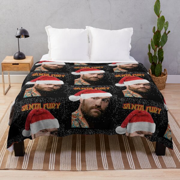 Item preview, Santa Fury boxer designed and sold by amy greaves.