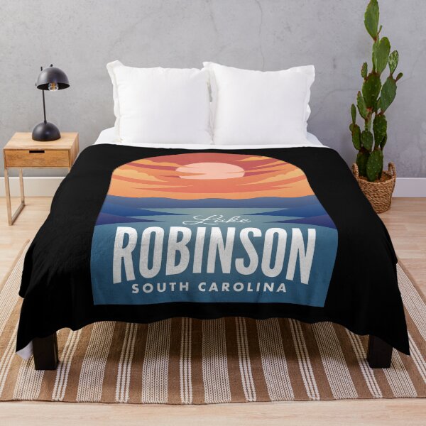Item preview, Lake Robinson SC Retro Sunset designed and sold by HalpinDesign.