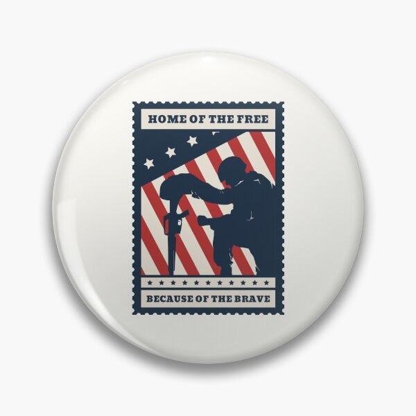 Item preview, Home of The Free Because of The Brave - Patriot designed and sold by StarsForgers.