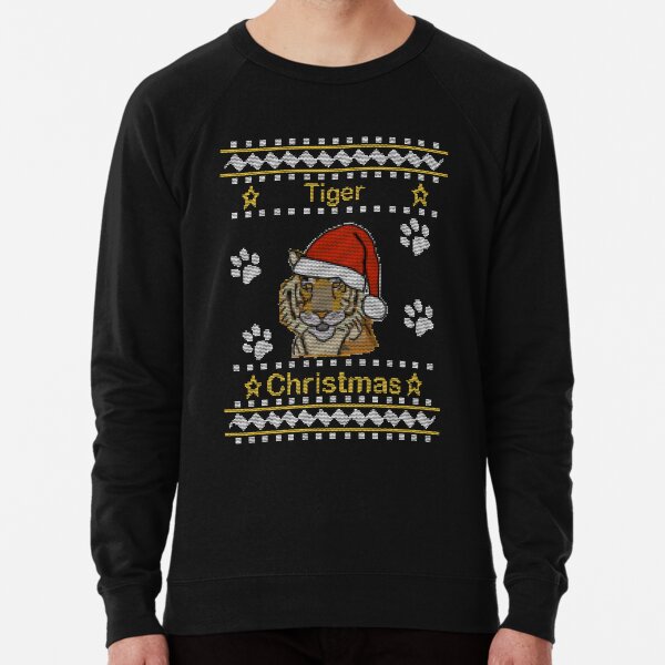 Tiger Jungle Bells Ugly Christmas Sweater