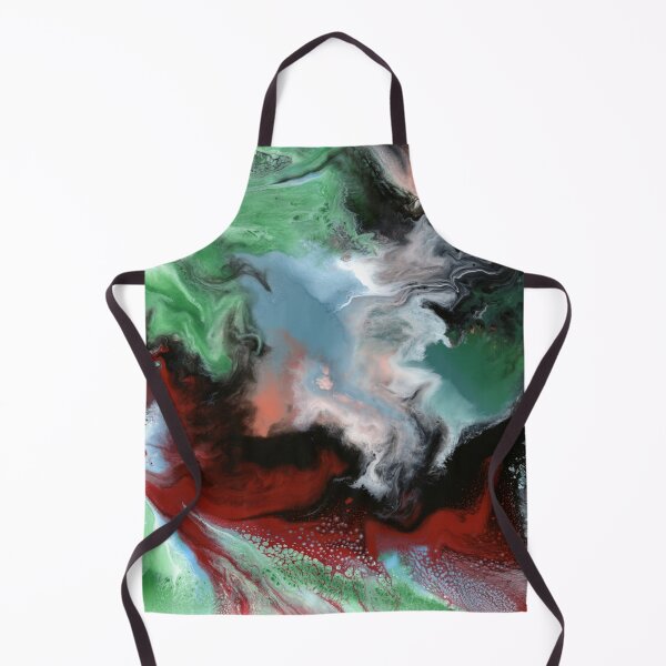 Item preview, Resin Art in Red and Green - Fluid Painting designed and sold by Kate Chesters.