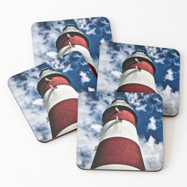 Item preview, Plymouth lighthouse with dramatic effect designed and sold by Ann Biddlecombe.