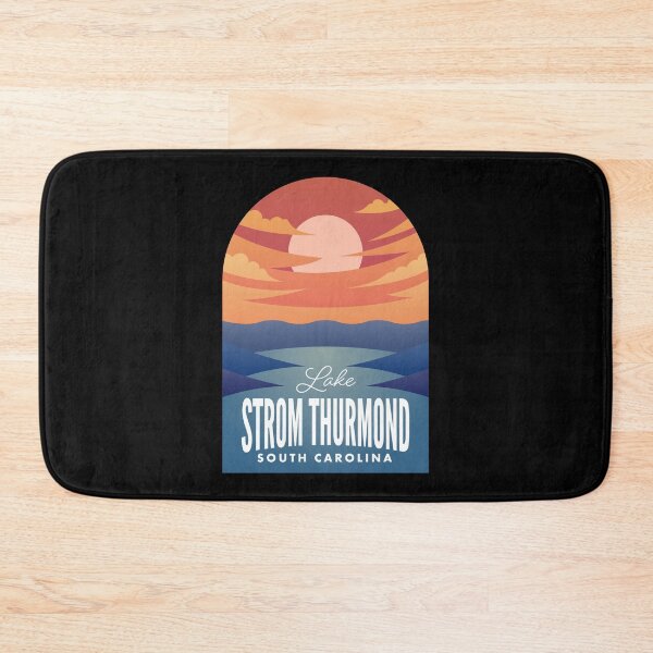 Artikelvorschau, Lake Strom Thurmond SC Retro Sunset entworfen und verkauft von HalpinDesign.