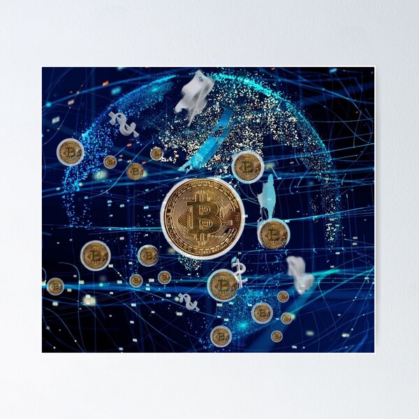 Artikel-Vorschau von Bitcoin-Krypto, designt und verkauft von ARTFINSTORE.